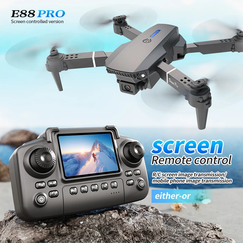 Drone Lidar - طائرة بدون طيار احترافية E88 PRO