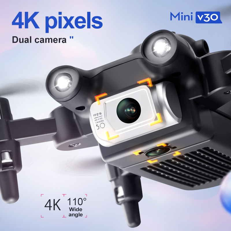 طائرة بدون طيار صغيرة V30 WiFi - مراجعة Drone Lidar وسعره