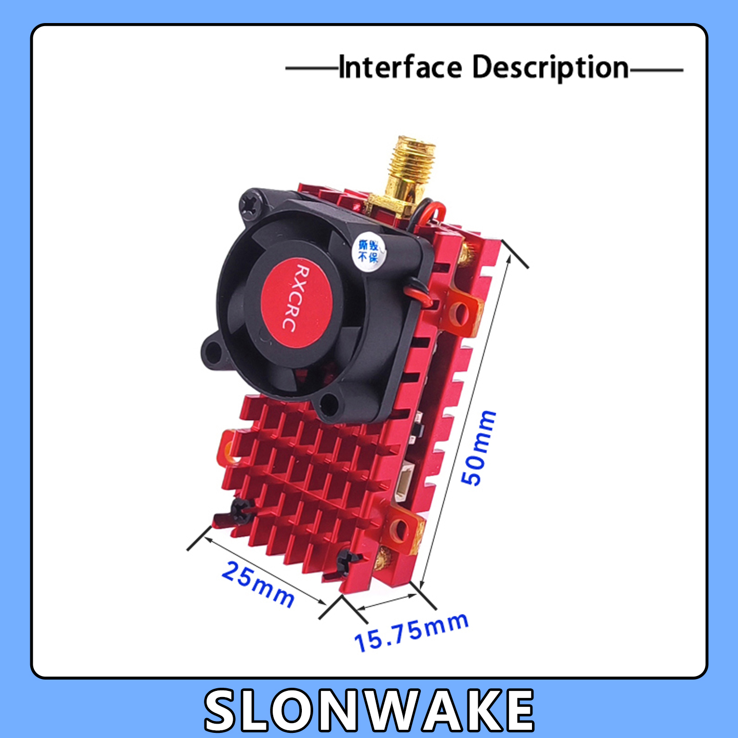 كاميرا SLONWAKE 5.8G 2W VTX FP - مراجعة Drone Cinematic وسعره
