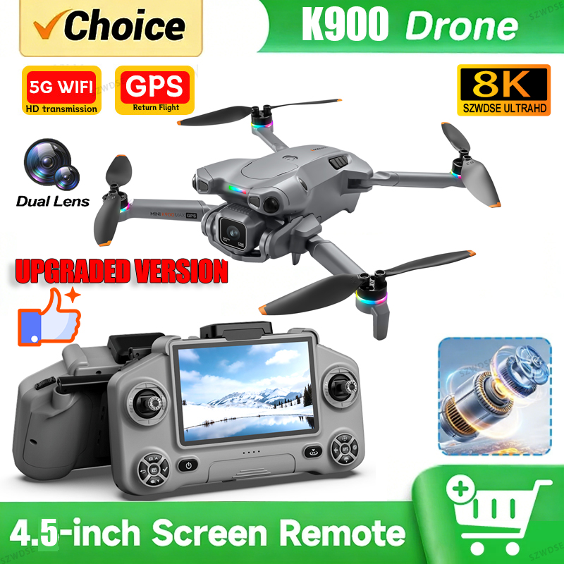 طائرة بدون طيار K900 MAX الجدي - مراجعة Drone Mapping وسعره