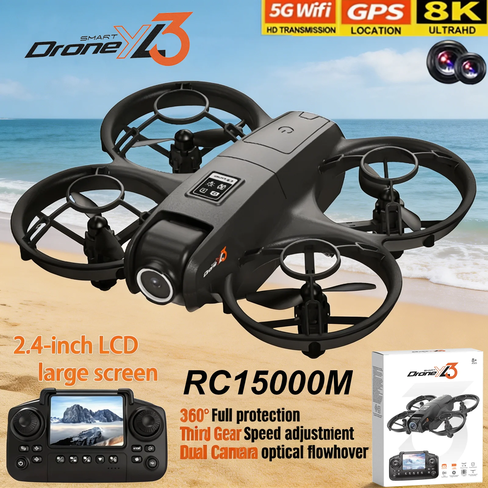 طائرة بدون طيار YL3 RC جديدة ب - مراجعة Drone Mapping وسعره